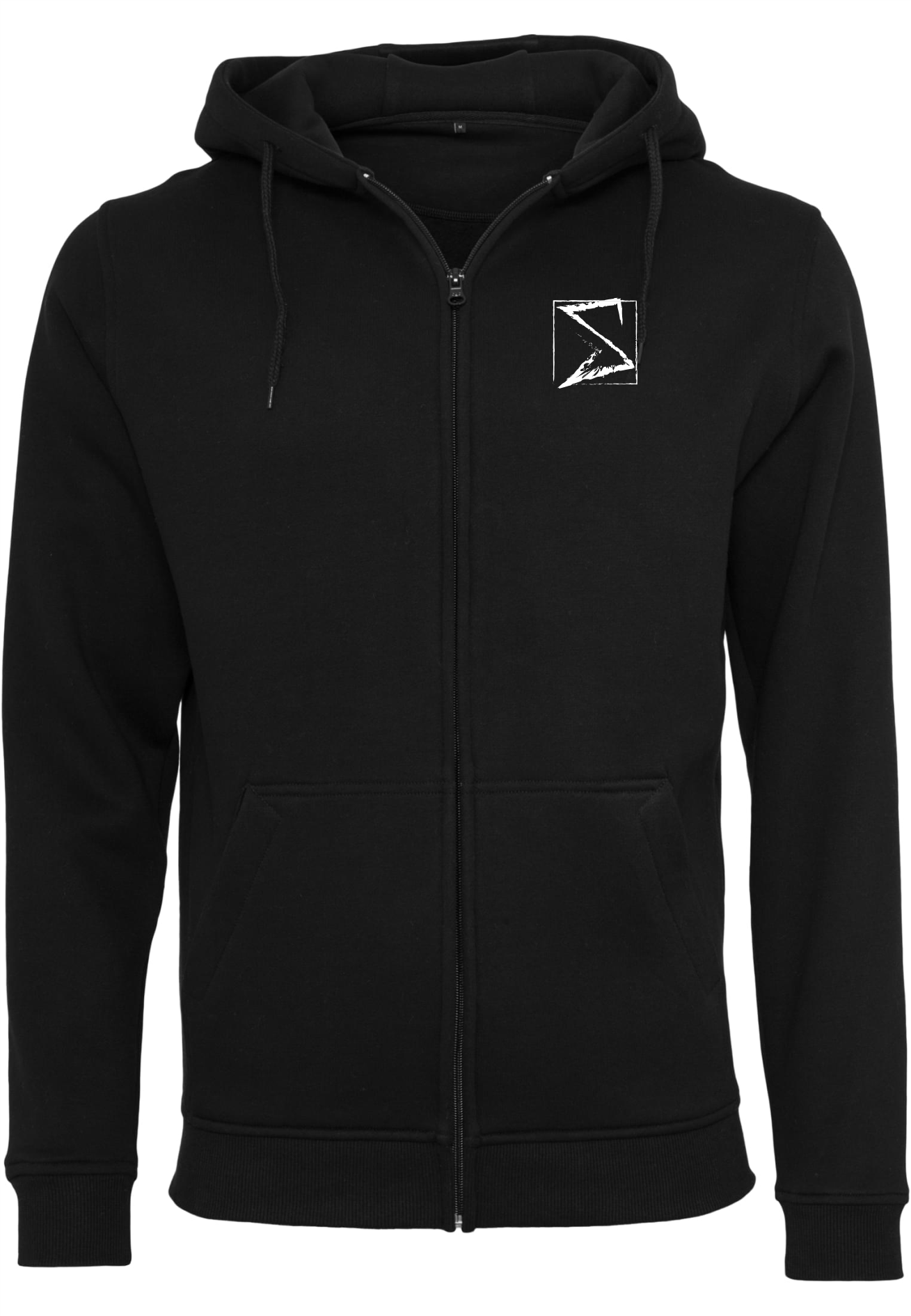Fischkopf Zip Hoodie Unisex Schwarz